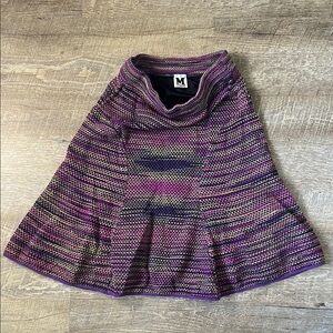 Missoni Purple Multi Color Skirt Size 2